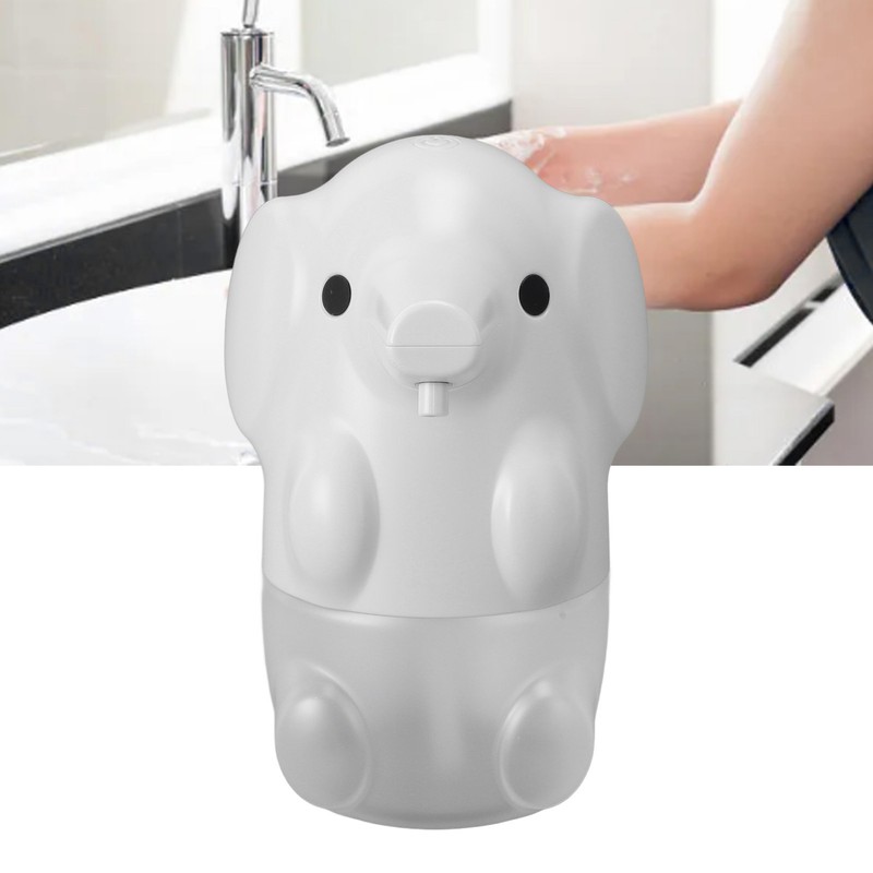 Cute Pet Elephant Touchless Soap Dispenser USB Rechargeable Automatic Foaming