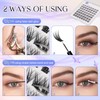 LZM Individual Eyelashes C Curl Fake Lashes 10-13 mm False