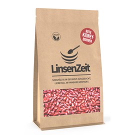LinsenZeit - Red Kidney Beans 600 g - Natural - Great Protein Source - Vegan & No Additives & Premium Quality