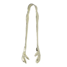 Claw Style Ice Tong Stainless Steel Hand Polished Eagle Claw Shape Ice Tongs for Bar Home Use Gold Plated