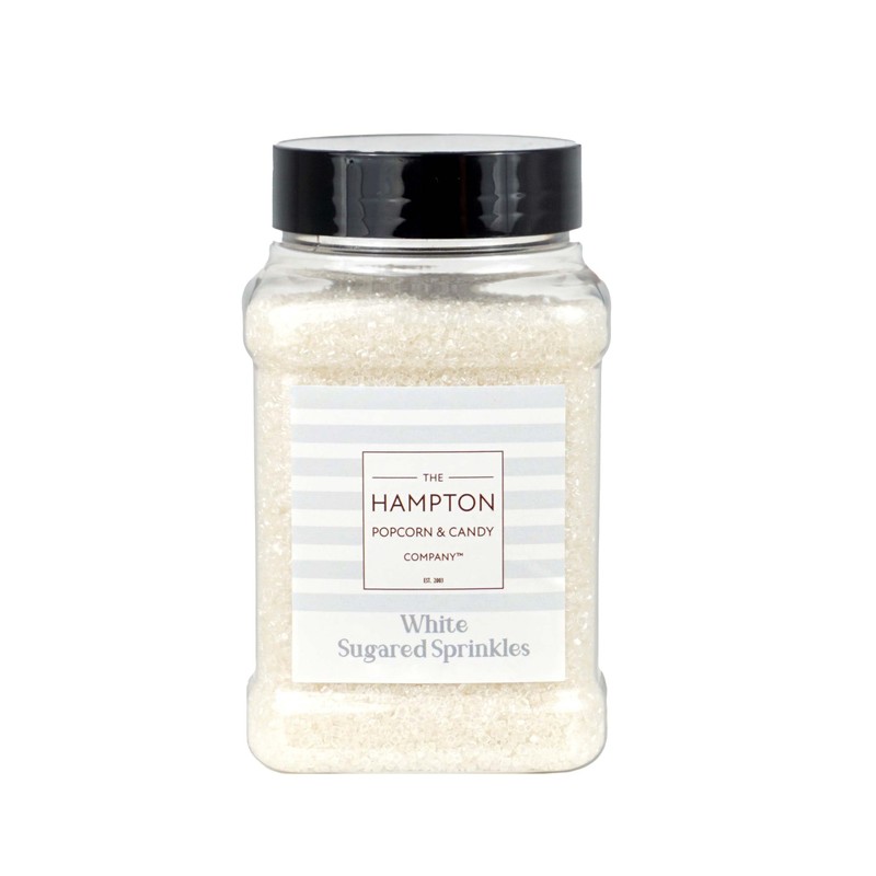 Sanding Sugar White Sprinkles 16 oz, Sugar Sprinkles, Sanding Sugar
