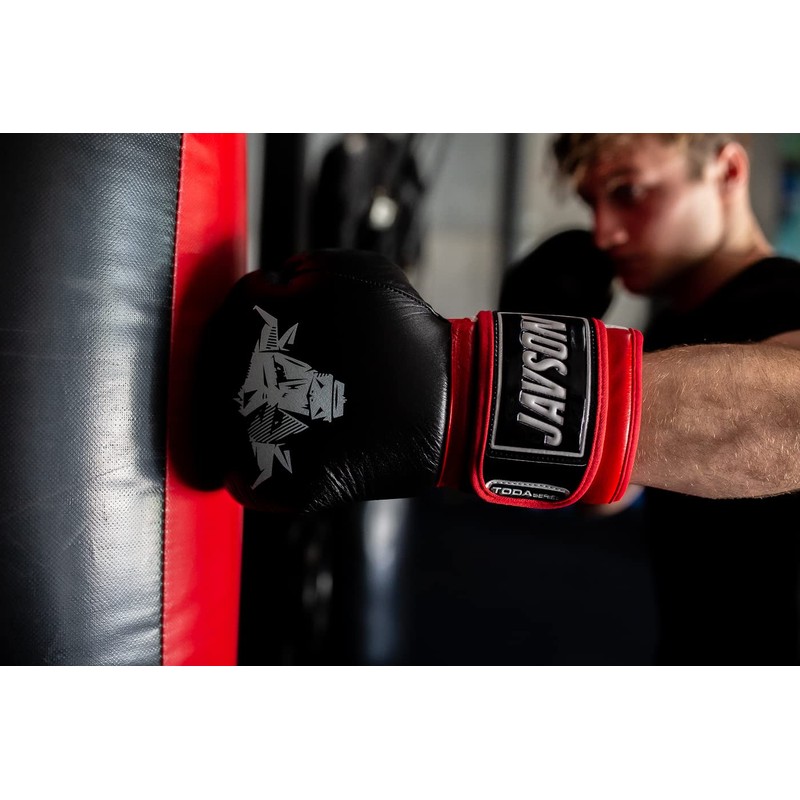 Boxing Gloves Genuine Leather for Fighting, Kickboxing, Training, Sparring for