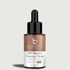 Beauty by Earth Self Tanner Drops - Golden Natural Bronzed Sunless Safe Tanning Glow Made in USA Cruelty Free & Hydrating:_Dark
