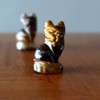 Satin Crystals Tigers Eye Cat 1" Miniature Animal Double