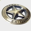 Motorcycle Emblem Deco Scratch Remover Tuning Car Sticker Antique Scratch Remover Car Accessories Scratch Remover Star / 오토바이 엠블럼 데코 흠집커 튜닝 자동차 스티커 엔틱 크커 차량용품 크닝 스타
