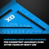 OX Professional 7 Inch Aluminum Framing Square - Rust-Proof Carpenter