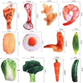 aoukoslt Vegetable Dog Toy, 2025 New Potato Food Shape, Cute Toys Chew Toys for Small Medium Large Dogs Squeak Toys，This Product is not Suitable for Children