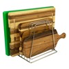 Thirteen Chefs Professional Kitchen Cutting Board Organizer, 1" Slot Stainless
