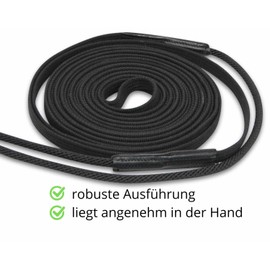 AMKA Double Lunge Lunging Line Black 16 Metres