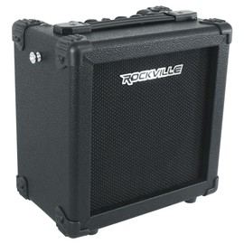 Rockville G-CHARGE 20 BLACK Rechargeable Battery Guitar Amplifier Spring Reverb