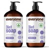 Everyone 3-In-1 Soap, Lavender and Aloe, 32 Ounce, 2 Count
