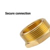 GARDENA Brass Reducer: Brass Fitting to The Pipe joint with