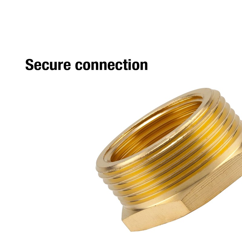 GARDENA Brass Reducer: Brass Fitting to The Pipe joint with