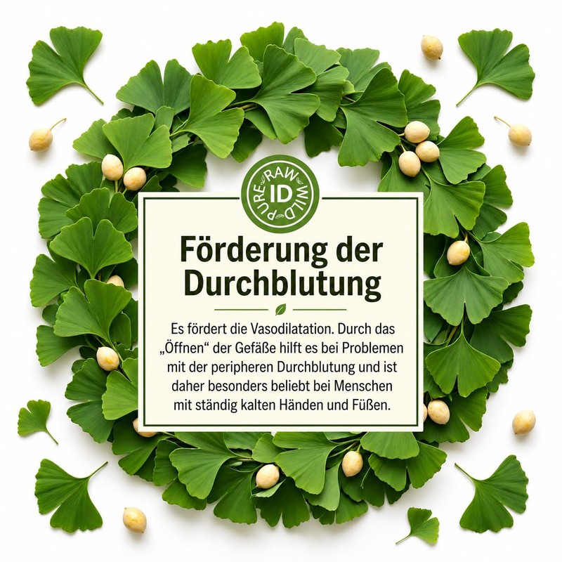 Premium Ginkgo Biloba Leaves 50 g | 100% Pure, Raw,