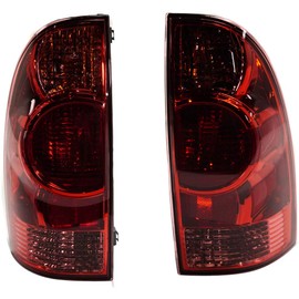 For 2005-2015 Toyota Tacoma Pair Rear Tail Lights Driver and Passenger Side Standard Type TO2800158 TO2801158 | 81560-04150 81550-04150