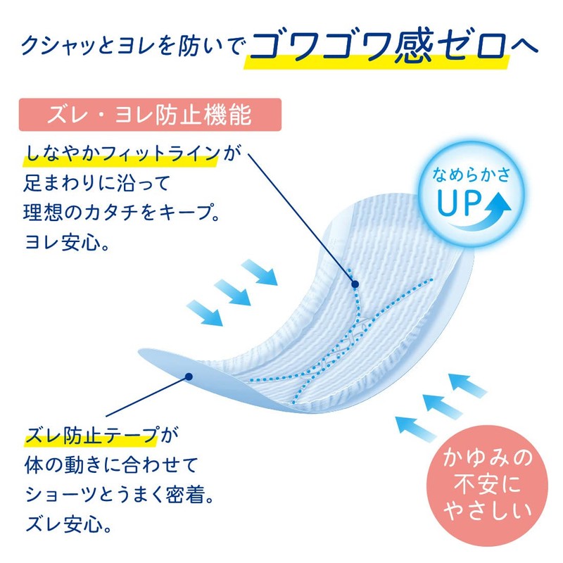 Natura Long Absorbent Napkins, Smooth and Clean, 0.2 fl oz