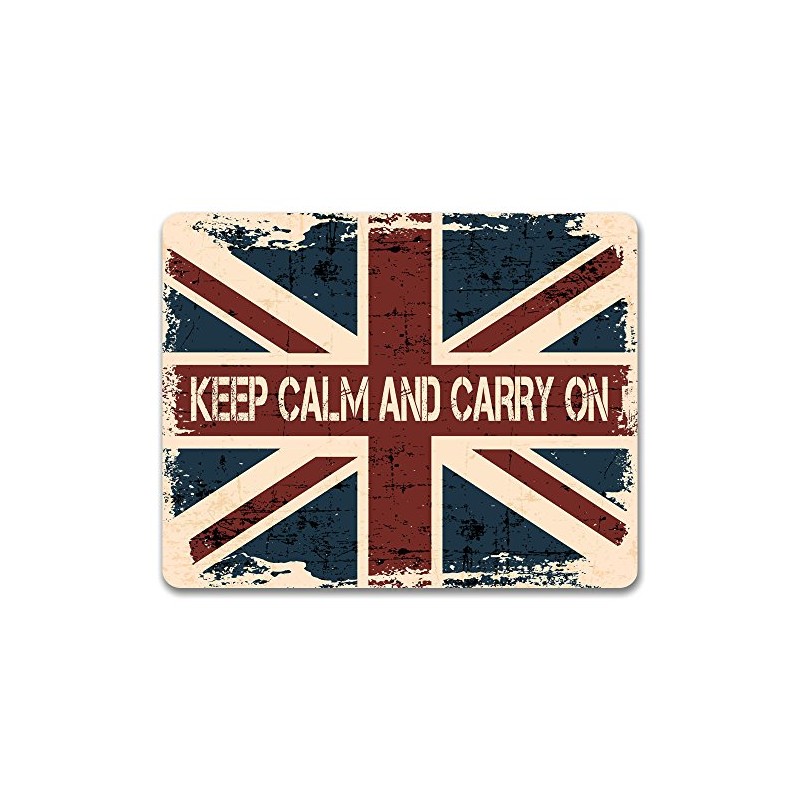 Print Crafted - Keep Calm And Carry On Vintage Metal