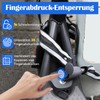 Anweller Bicycle Lock Fingerprint, High Security Anti-Theft Bicycle Chain Lock