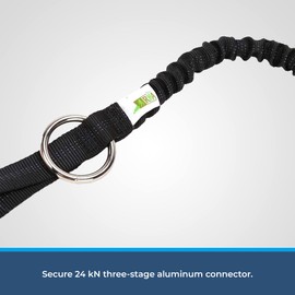 RNA Raider Chainsaw Lanyard With Carabiner - Neon Green, Heavy-Duty Built-in Bungee Cord, Arborist Gear