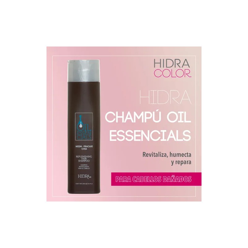 Hidracolor Oil Essencials Shampoo Humectante Cabello 300 Ml