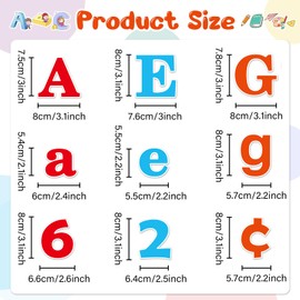 81Pcs Magnetic Bulletin Board Letters Colorful Magnetic Alphabet Letters Numbers Symbols Cutouts Alphabet Letters Numbers Bulletin Board Display Decorations for Home Black Board