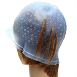 Jansol self bridge hair cap balayage ombre dyeing bleaching, 1 piece, transparent / 잔솔 셀프 브릿지 헤어캡 발레아쥬 옴브레 염색 탈색, 1개, 투명