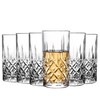 binsakao Highball Glasses Collins Tall Beverage Set of 6, 14
