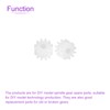 DMiotech 10pcs 12 Teeth Plastic Gear Model 122A Reducer Plastic