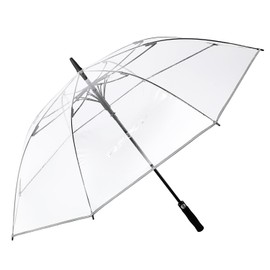 G4Free 62 Inch Clear Golf Umbrella Transparent Auto Open Large Stick Umbrella Oversized Windproof Waterproof with Sleeve for Women Men