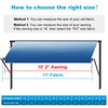 Bsteciar Upgraded RV Awning Fabric Replacement,Heavy Duty 18.5oz Vinyl Camper