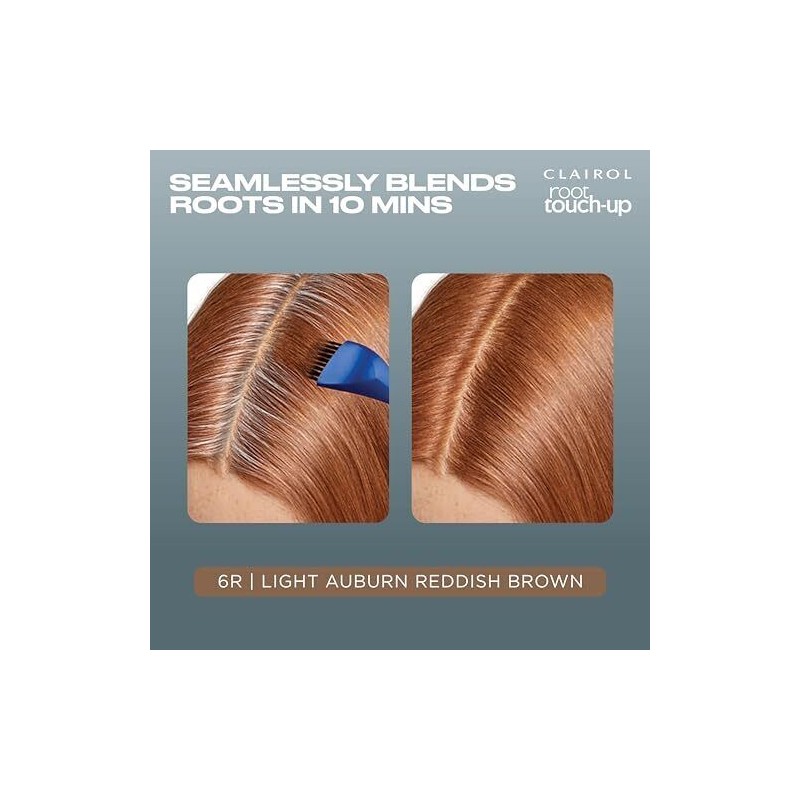 Clairol 6R Light Auburn Permanent Root Touch Up Kit 2