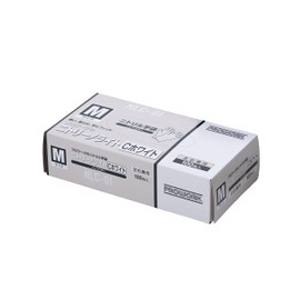 [PROWORK] Chubu Bussan Boeki Nitrinolite C White (M) 100 Count Nitrile Gloves, Food Sanitation Act Compliant, Cooking, Cleaning, Experiments, Light Work