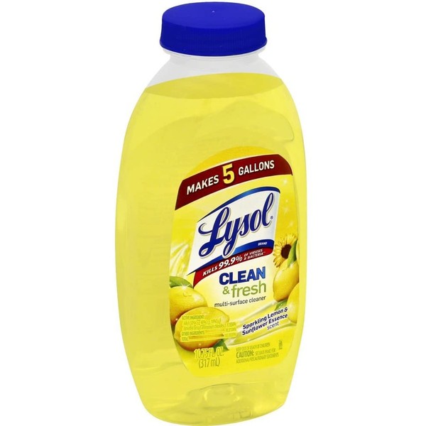 Lysol Clean & Fresh Multi-Surface Cleaner - Pourable Sparkling Lemon & Sunflower 10.75 oz.