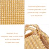 J&G Triangle Rhinestone Ladies Clutch Bag, Evening Bag, Handbag, Wedding