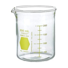 Griffin Beaker, 100mL, Glass, Clear, PK12