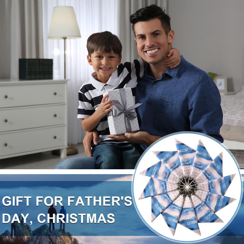 30 Pcs Christian Handkerchief Bulk for Men Church Gift