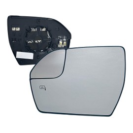 Spieg Driver Side Mirror Glass for Ford Expedition 2018-2023 Heated with Spotter with Backing Plate | Left Side View Mirror Glass Compatible with OE JL1Z-17K707-G