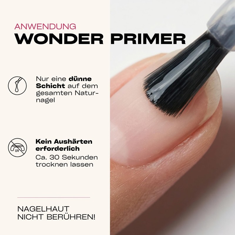 Kabos Nail Primer Acid Free Wonder Primer 10 ml for