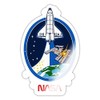 Spreadshirt NASA Discovery Sticker, 10 x 10 cm, White Glossy