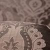 Chanasya Premium Damask Pattern Luxury Brown Curtains - 63 Inch