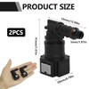 2 pieces fuel line connector, hose coupling, car quick coupling