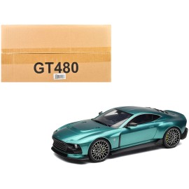GT Spirit 1/18 Scale DCD 2024 Aston Martin Racing Car Valor Green Metallic Diecast Model with Working Wheels for Boys