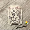 NEVER ALONE Dog Hand Sanitizer Holder Key Fob