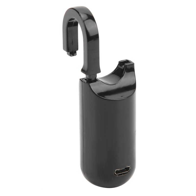 Fingerprint Lock AntiTheft Security USB Rechargeable Thumbprint Padlock for Luggage