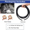 Tnisesm 1/4 Inch ID Fuel Line Hose 10Ft + 20