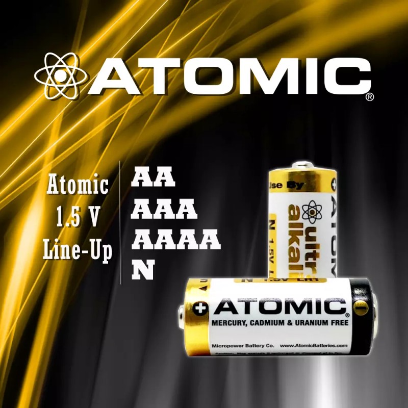 Atomic AA Battery LR6 AM3 Ultra Alkaline High Performance Batteries