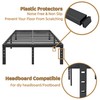 HOBINCHE 20 Inch King Size Bed Frame, No Box Spring