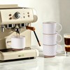 GBHOME 12OZ Stackable Coffee Mugs, Ceramic Coffee Mugs with Texture
