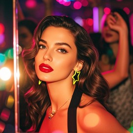 Clip On Hoop Earrings Acrylic Star Statement Earrings Non Piercing Neon Jewelry Accessories Bold 80s 90s Inspired Retro Accessories Jewelry