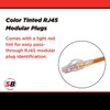 Simply45 ProSeries Unshielded Pass-Through RJ45 Modular Plugs with Cap45 for